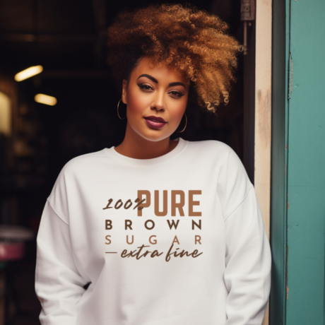 100 Pure Brown Sugar Sweatshirt